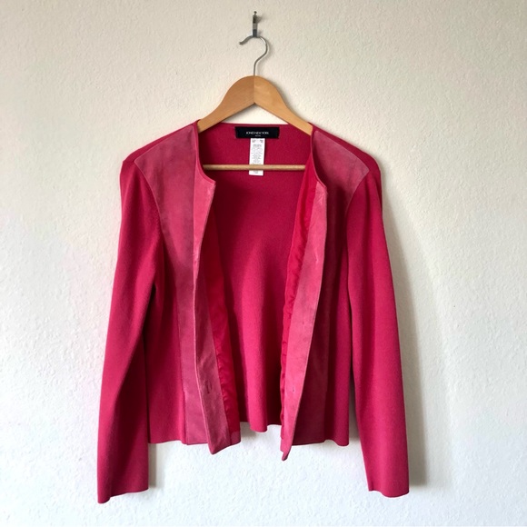 JONES NEW YORK Fuschia Broad Shoulders Top – Women's MP - Picture 2 of 15